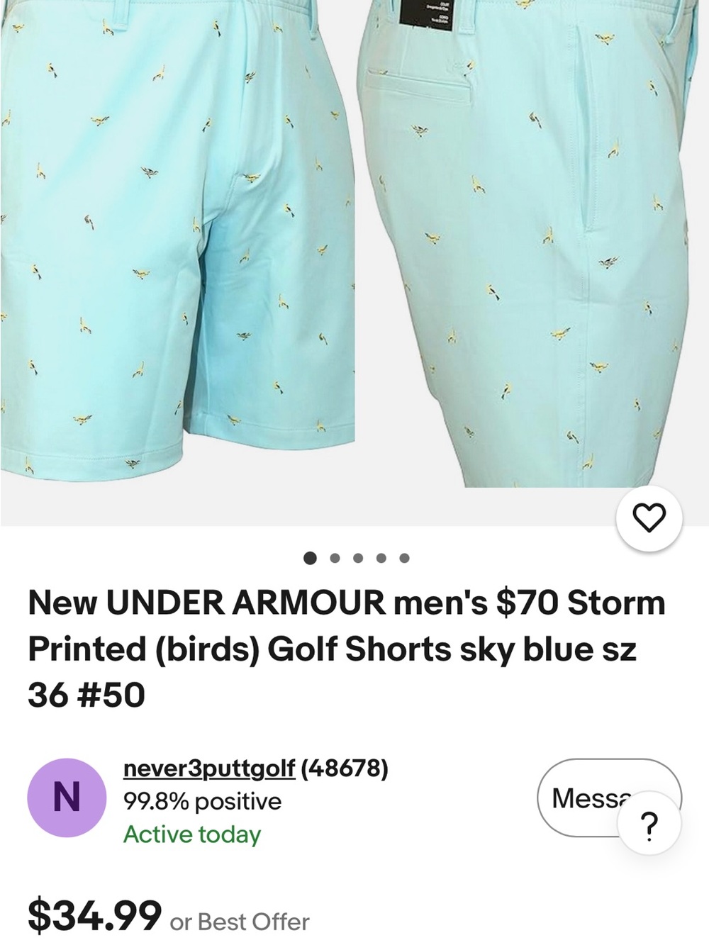 Under Armour Golf Shorts